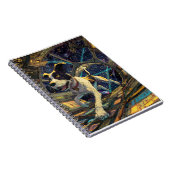 Carnet Illustration d'un chien aventurier dans l'espace (Côté Droit)