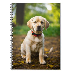 Carnet Illustration d'un chien Labrador adorable – Chiot