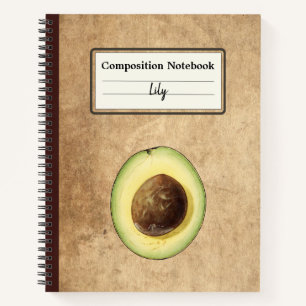 Carnet Illustration d'un demi-avocat Comp personnalisé