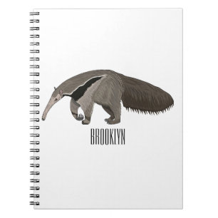 Carnet Illustration d'un dessin animé d'Anteater