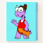 Carnet Illustration D'Un Gardien À Vie Tyrannosaurus Rex. (Dos)