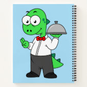 Carnet Illustration D'Un Gardien Alimentaire Tyrannosauru (Dos)