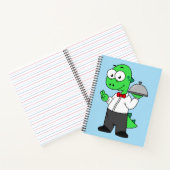 Carnet Illustration D'Un Gardien Alimentaire Tyrannosauru (Intérieur)