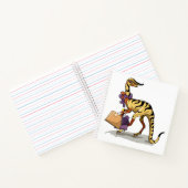 Carnet Illustration D'Un Iguanodon Avec Sacs Commerciaux. (Intérieur)