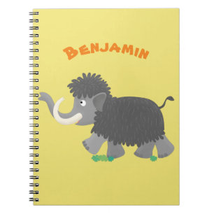 Carnet Illustration d'un mammouth laineux mou