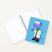 Carnet Illustration D'Un Médecin Spinosaure. (Intérieur)