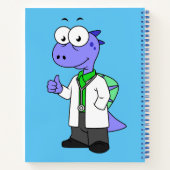 Carnet Illustration D'Un Médecin Spinosaure. (Dos)