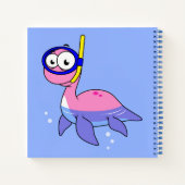 Carnet Illustration D'Un Monstre De Loch Ness De Snorkeli (Dos)