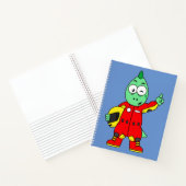 Carnet Illustration D'Un Pilote De Voiture De Course Allo (Intérieur)