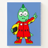 Carnet Illustration D'Un Pilote De Voiture De Course Allo (Dos)