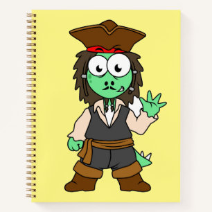 Carnet Illustration D'Un Pirate De Stegosaurus, Jack Spar