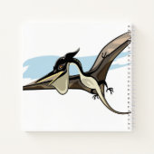 Carnet Illustration D'Un Pteranodon Dinosaure. (Dos)