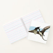 Carnet Illustration D'Un Pteranodon Dinosaure. (Intérieur)