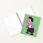 Carnet Illustration D'Un Spinosaurus Bruce Lee. (Intérieur)