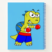 Carnet Illustration D'Une Boxe De Spinosaurus. (Dos)