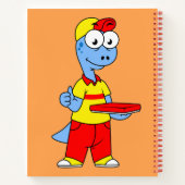 Carnet Illustration D'Une Personne Qui Livrait Le Brontos (Dos)