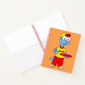 Carnet Illustration D'Une Personne Qui Livrait Le Brontos (Intérieur)