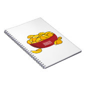 Carnet Illustration d'une puce de pomme de terre (Côté Droit)