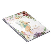 Carnet Illustration Enchantée Forêt Jolie Fée Girl (Côté Droit)