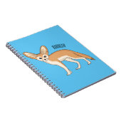 Carnet Illustration Fennec fox (Côté Droit)