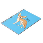 Carnet Illustration Fennec fox (Côté gauche)