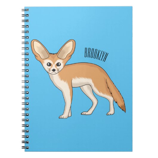 Carnet Illustration Fennec fox (Devant)