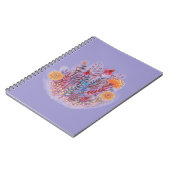 Carnet illustration florale (Côté gauche)