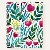 Carnet Illustration florale botanique (Devant)
