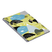 Carnet Illustration graphique scandinave transparente mot (Côté Droit)