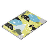 Carnet Illustration graphique scandinave transparente mot (Côté gauche)