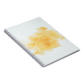 Carnet Illustration jaune et blanche (Côté Droit)