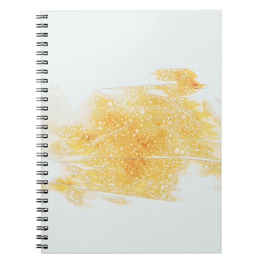 Carnet Illustration jaune et blanche (Devant)