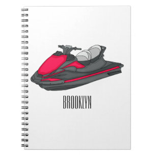 Carnet Illustration Jet ski