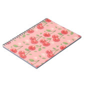 Carnet Illustration joyeuse de Kawaii Cherry Motif (Côté gauche)