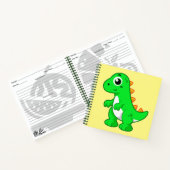 Carnet Illustration Mignonne Du Tyrannosaurus Rex. (Intérieur)