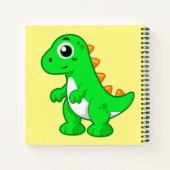 Carnet Illustration Mignonne Du Tyrannosaurus Rex. (Dos)