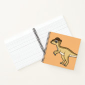 Carnet Illustration Mignonne D'Un Pachycéphalosaure Dinos (Intérieur)