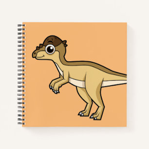Carnet Illustration Mignonne D'Un Pachycéphalosaure Dinos