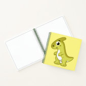 Carnet Illustration Mignonne D'Un Parasaurolophus Dinosau (Intérieur)