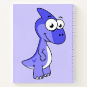 Carnet Illustration Mignonne D'Un Parasaurolophus Dinosau (Dos)