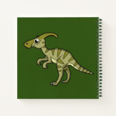 Carnet Illustration Mignonne D'Un Parasaurolophus Dinosau (Dos)