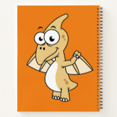 Carnet Illustration Mignonne D'Un Pterodactyl. 2 (Dos)