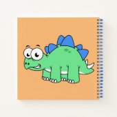 Carnet Illustration Mignonne D'Un Stegosaurus. 2 (Dos)