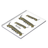 Carnet Illustration Monarch caterpillar (Côté gauche)