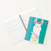 Carnet Illustration No Drama Llama Monogramme (Intérieur)