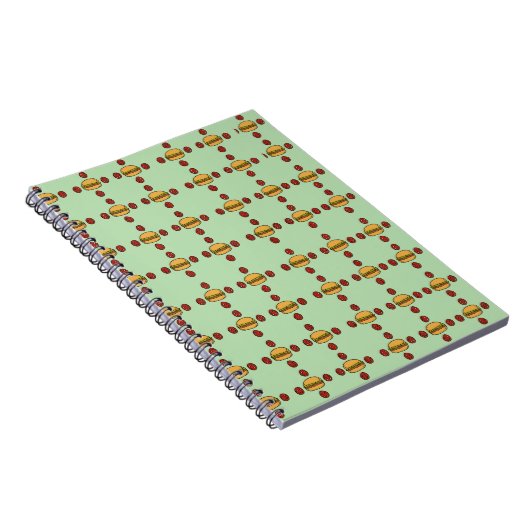 Carnet Illustration of hamburger patterns (Côté Droit)