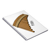 Carnet Illustration Pan flûte / panpipes (Côté Droit)