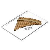 Carnet Illustration Pan flûte / panpipes (Côté gauche)