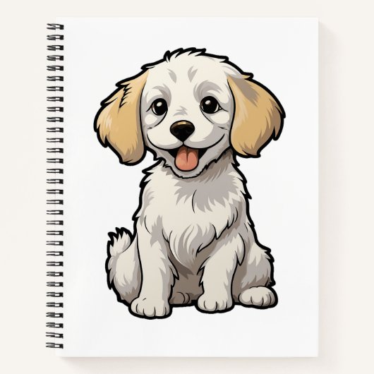 Carnet Illustration pour chien de dessin (Devant)