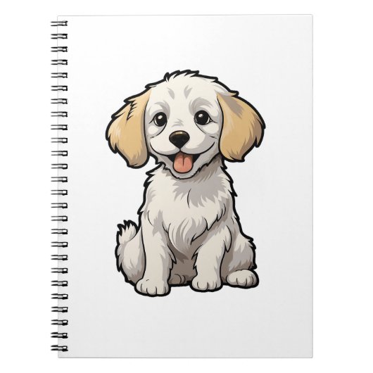 Carnet Illustration pour chien de dessin (Devant)